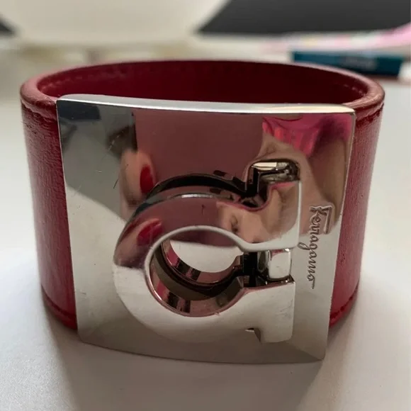 Ferragamo bracket FERRAGAMO Double Gancio Leather Bracelet | Nordstrom main image 3